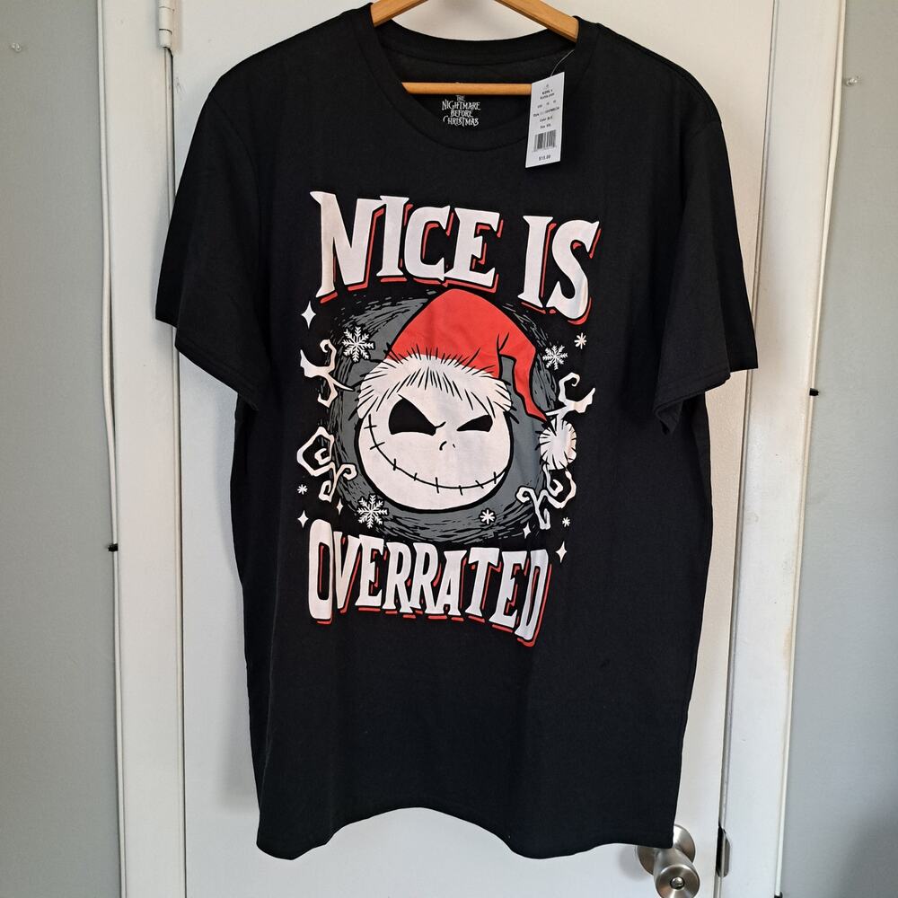 Disney's The Nightmare Before Christmas Jack Skellington Men's Graphic Tee 2XL